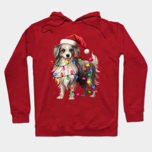 Christmas Dog Chinese Crested Hoodie